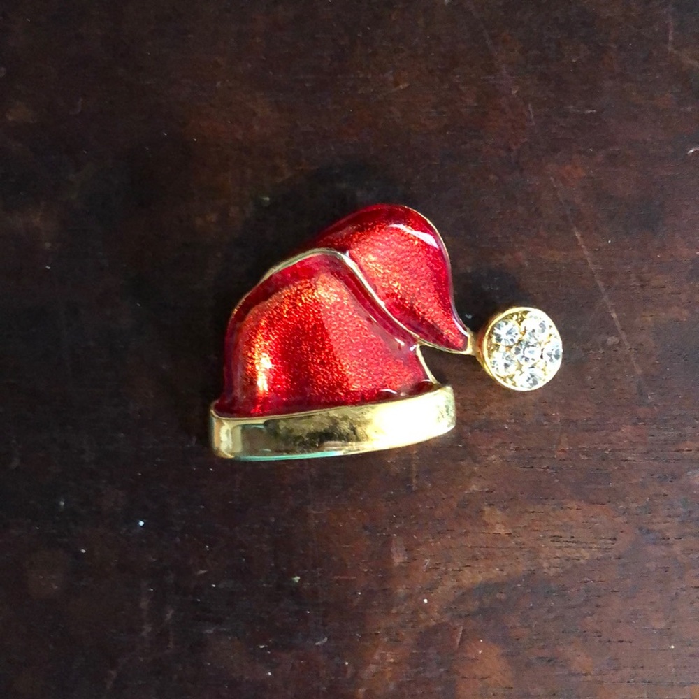 Santa Hat Pin